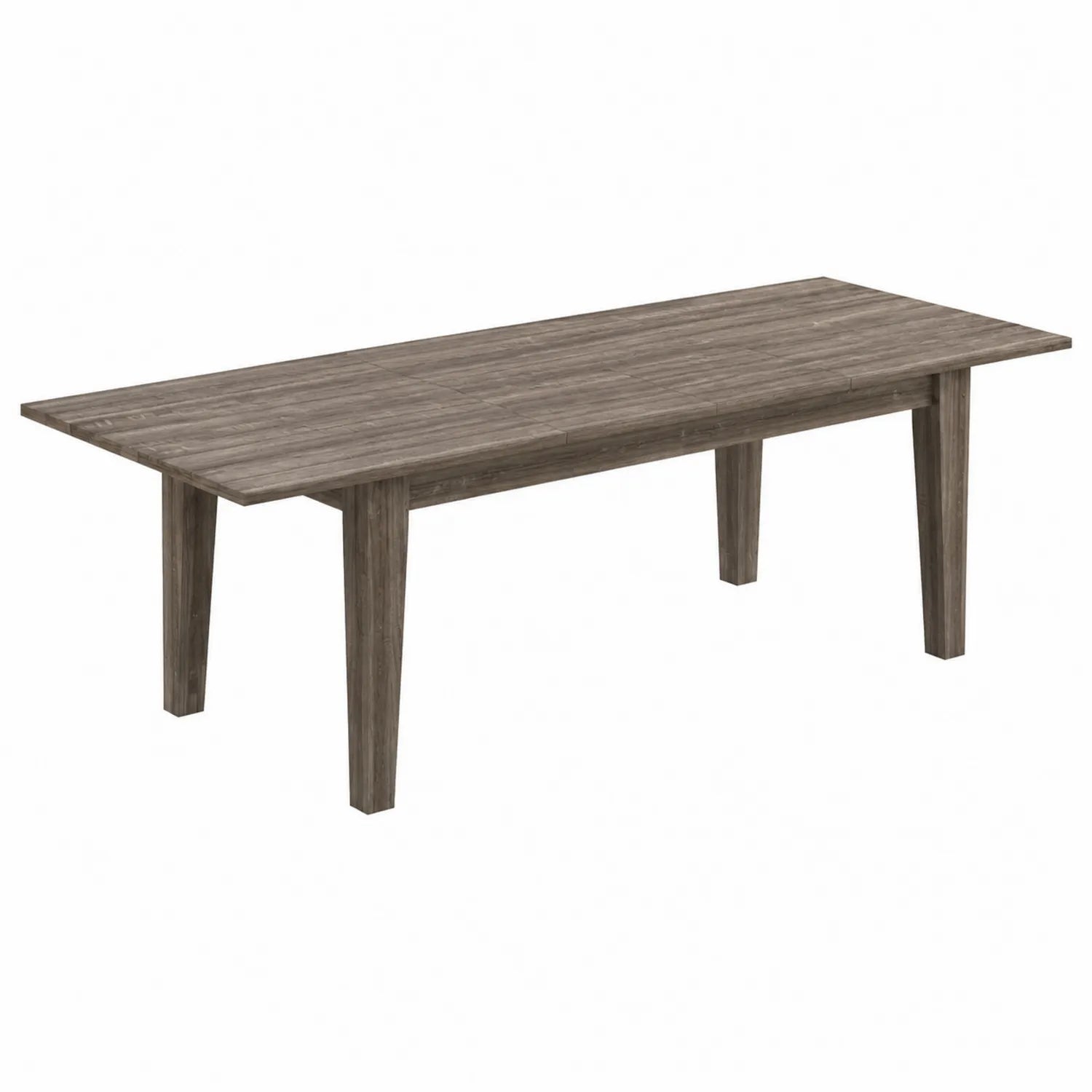Esstisch Rechteckig Akazienholz Dunkelbraun 200x90x75cm