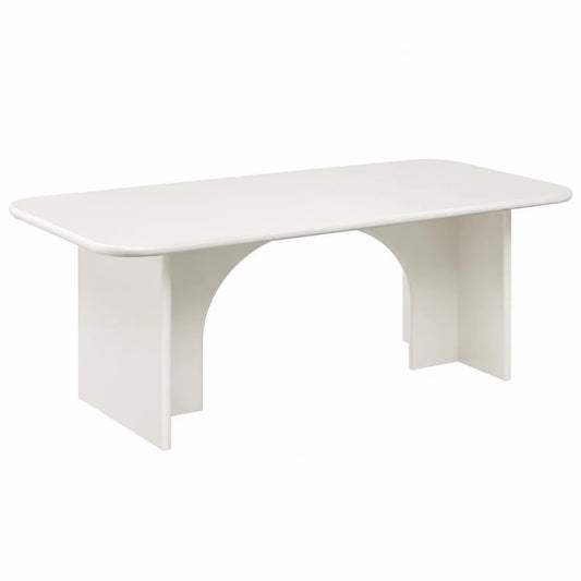 Rechteckiger Esstisch Weiß MDF 200x90x75 cm
